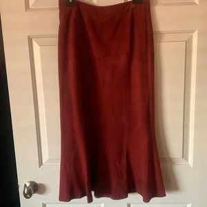 Irka suede skirt